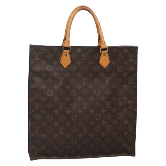 LOUIS VUITTON Monogram Sac Plat Hand Bag M51140 - Picture 1 of 12